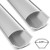 Electriduct Large Corner Duct Cable Raceway (1250 Series) - 5 Feet - White - 2 Sticks