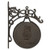 INsideOUT Iron Pineapple Welcome Plaque Swivels on Bracket
