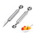Melon Baller Scoop Set Dual Function Stainless Steel Fruit Salad Scoop Spoon Baller Carving Cutter for DIY Fruit Ice Cream