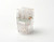 CAT6 RJ45 Transparent Unshielded Keystone Jacks Module for Faceplate & Wall Box & Patch Panel, 12pcs/Pack (Clear)