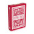 SYNCSPIKE DKNG Red Wheel Playing Cards & Clear Protective Playing Cards Case