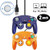 Mekela USB Wired Controller for Gamecube, Classic Gamepad for NGC Windows PC MAC (USB Purple and Orange)