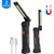 Rechargeable LED Work Light, 2 Pack Handheld COB Work Light, Portable Flashlight Inspection Light with 360°Rotate Swivel Hooks and Magnetic Base for Auto Repair Home Emergency Using (L+S)