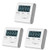 3 Pack Digital Kitchen Timer,small cooking timer,Big Digits, Strong Magnet Backing, Loud Alarm, Memory Function, ON/OFF Switch,Count-Up & Count Down for Cooking Baking Sports