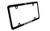 Ford Edge Wordmark Metal Black License Plate Frame Holder