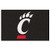 FANMATS NCAA University of Cincinnati Bearcats Nylon Face Starter Rug