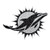 NFL Miami Dolphins Bling Emblem, 6.25-inches