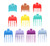 Sdoot Clipper Guards Guide, 10 Pcs Professional Clipper Guards Set Hair Clipper Cutting Guards Attachment Guide Combs