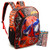 Spiderman Travel Bag Backpack for Boys Girls Kids - 16" Marvel Spiderman School Bag Bundle with Spiderman Stickers for Kids (Spiderman School Supplies for Boys Girls)