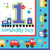 All Aboard! Birthday Party Luncheon Napkins Tableware, Multi Colored, Paper, 6.5" x 6.5" (Folded), 36-Piece