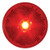 Grand General 76422 Fleet Series Red 2-1/2" Reflector Style LED Sealed Marker/Clearance Light