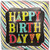 Northstar 18" Happy Birthday Props Foil Balloon, Multicolor