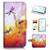 for Samsung Note 10+, Galaxy Note 10 Plus, Designed Flip Wallet Phone Case Cover, A21092 Purple Dragonfly
