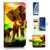for Samsung S8+, Galaxy S8 Plus, Designed Flip Wallet Phone Case Cover, A21690 Elephant Family 21690
