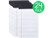 1InTheOffice Jr Legal Pads,Small Legal Notepads, 5" x 8", Narrow Ruled Note Pad, White, 50 Sheets/Pad, 24 Pads/Pack