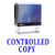 Controlled Copy Self Inking Rubber Stamp Custom Colop Office Stationary P20 Mini Stamper