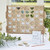 Ginger Ray Botanical Wedding Four in a Row Alternative Style Guest Book, Wood