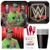 BashBox WWE Birthday Party Supplies Pack Including Cake & Lunch Plates, Cutlery, Cups, Napkins (8 Guests) Plus BONUS BashBox Candles