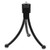 Webcam Camera Tripod - Mini Computer Cameras Flexible Stand, Lightweight Adjustable Small Tripods Stand for Conference Room Desktop(Black)