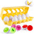 Coogam Matching Eggs 12 pcs Set Color & Shape Recoginition Sorter Puzzle for Easter Travel Bingo Game Early Learning Educational Fine Motor Skill Montessori Gift for 1 2 3 Years Old Toddlers Kids