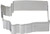 CybrTrayd Washington State Cookie Cutter, Silver