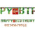 amscan TNT Party! Jumbo Add-an-Age Happy Birthday Letter Banner, White, One Size (120273)