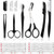 21 pcs Eyebrow Stencils Kit Reusable Eyebrow Shaping Templates Facial Eyebrow Razor Eyebrow Scissors Grooming Shaper Tool for Women