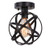 SEEBLEN Black Flush Mount Light Ceiling Light Fixture C001