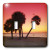 3dRose lsp_8003_2 Florida Sunset Double Toggle Switch Multicolor