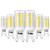 G9 LED Bulb Dimmable 4W Equivalent 35W 40W Halogen Bulb, Daylight White 5000K, AC120V, 400LM, G9 Bi-Pin Base Light Bulbs for Home Lighting, Chandeliers, Pack of 6 Yuiip