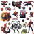 RoomMates RMK1795SCS Ultimate Spiderman Peel and Stick Wall Decals, 22 Count