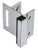 CRL TP743 Chrome Inswing Strike and Keeper for Square Moldings Installations on Partitions