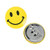 Fun Express - Mini Metal Smile Face Button Pins (2-Pack of 48