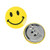 Fun Express - Mini Metal Smile Face Button Pins (1-Pack of 48)