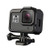 GOHIGH Protective Housing Case with Quick Pull Movable Socket for GoPro Hero 8 Black, Camera Frame Shell Cage Mount Cover with Mounting Base and Screw Outdoor Accessories Kit, Black