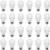 Great Eagle A19 LED Light Bulb, 9W (60W Equivalent), UL Listed, 5000K (Daylight), 750 Lumens, Non-dimmable, Standard Replacement (24-Pack)