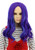 Karlery Kids Child Long Wave Purple and Blue Cosplay Wig Halloween Costumes Anime Party Wig