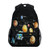 Solar System Galaxy Laptop Backpack Planet for School Girls & Boys Kids Elementary Sun Moon Space Universe Student Bookbag Daypack Shoulder Bag