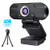 Webcam with Microphone,1080P HD Web Cam with Extra Tripod,USB PC Web Camera for Desktop/Laptop/Mac,Plug and Play,100-Degree Wide View Angle 30fps,Auto Focus Streaming Computer Camera for Video Calling