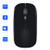 Bluetooth Mouse Wireless Dual Mode (Bluetooth 4.0 + USB) Rechargeable Slim Mute Silent Click Noiseless Optical Mouse for Windows/iPad/iPhone/Mac OS/Android Computer Mice