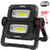 RUNACC LED Work Light USB Rechargeable Folding Portable Waterproof, Flood Light Stand Working Lights for Outdoor Camping Hiking Emergency Car Repairing and Job Site Lighting, 360°Rotation (Black)