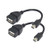 Storite Mini USB OTG Cable for Digital Cameras - USB A Female to Mini USB B 5 Pin Male Adapter Cable (10 Pack)
