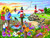 SUNSOUT INC Garden by The Sea 300 pc Jigsaw Puzzle