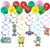 Spongebob Squarepants Birthday Party Supplies Decorations,42PCS Spongebob Squarepants Hanging Swirl Decorations with Spongebob Squarepants Balloons
