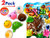 JA-RU Splat Ball Sticky & Stretchy (Pack of 2) Styles May Vary. 5303-2slp