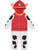 Nickelodeon Paw Patrol Marshall Boys' Hooded Costume Coverall, Marshall, Size 5T
