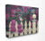 Stupell Industries The Lords Love Birds with Purple Flowers and Fence Canvas Wall Art, 16 x 20, Multi-Color