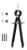 Precision Compass, JARLINK Math & Geometry Compass with Lock, Metal and Professional Compass for Solid and Plane Precision Tool, Fit for Drafting, Drawing, Measuring