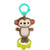 Bright Starts Tug Tunes On-The-Go Take-Along Toy, Monkey, Newborn +