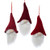 Kurt Adler 9.5" Poly Nordic Gnome Head Ornament 3/asstd